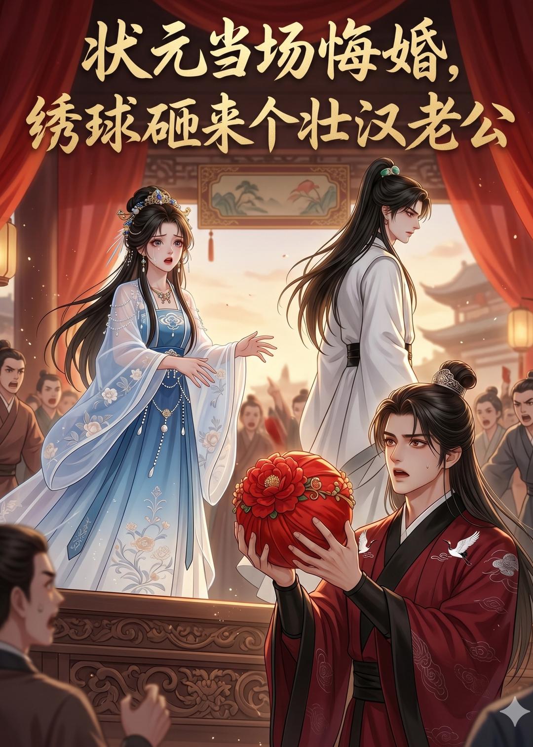 状元当场悔婚，绣球砸来个壮汉老公
