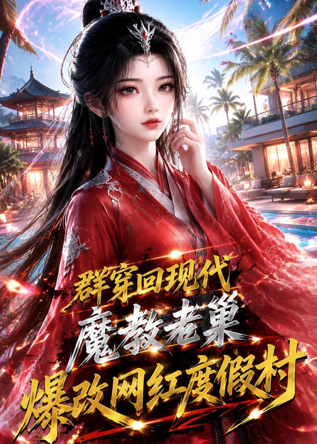 群穿回现代魔教老巢爆改网红度假村
