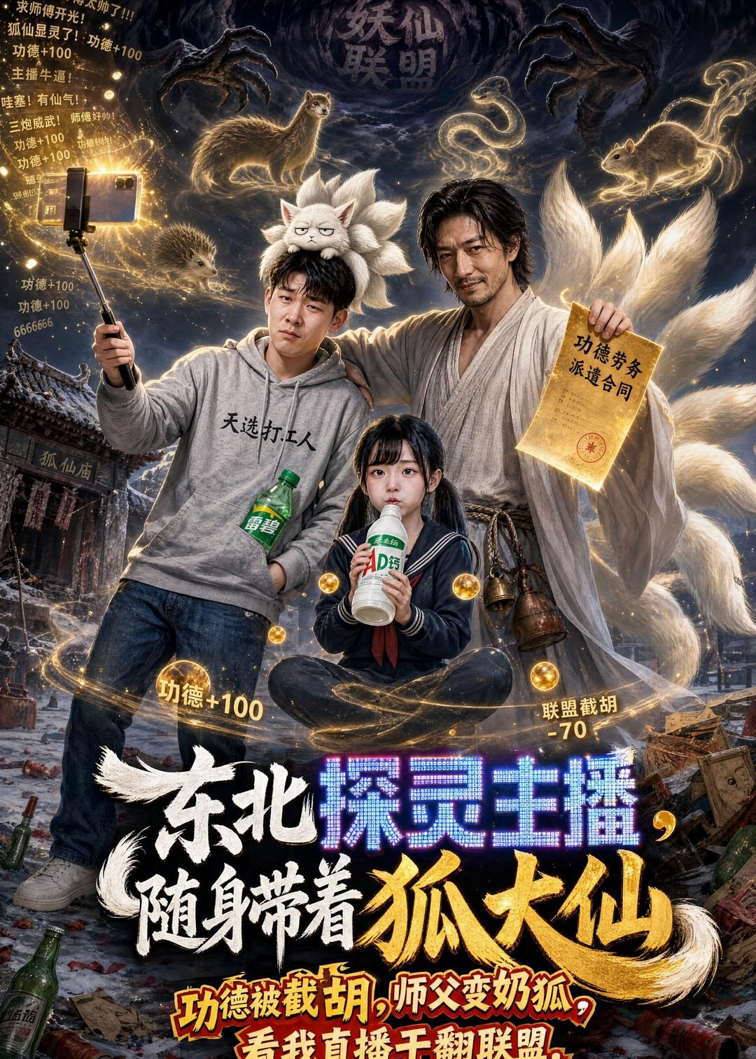 东北探灵主播，随身带着狐大仙